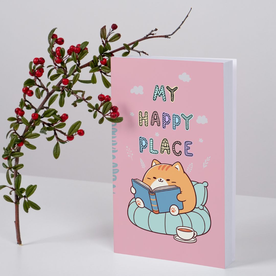 cute reading log journal for book lovers