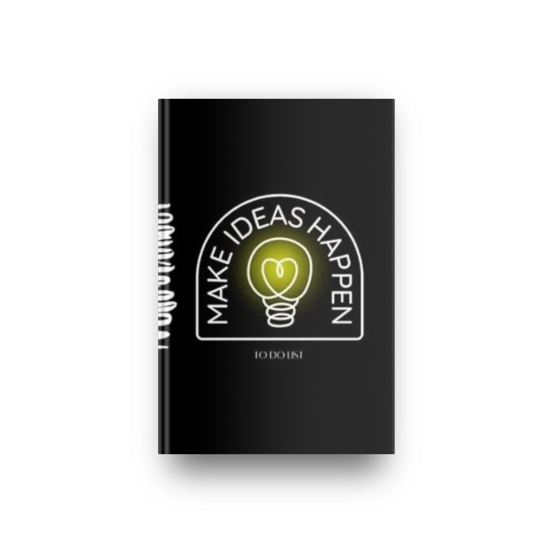 make ideas happen to do list notebook