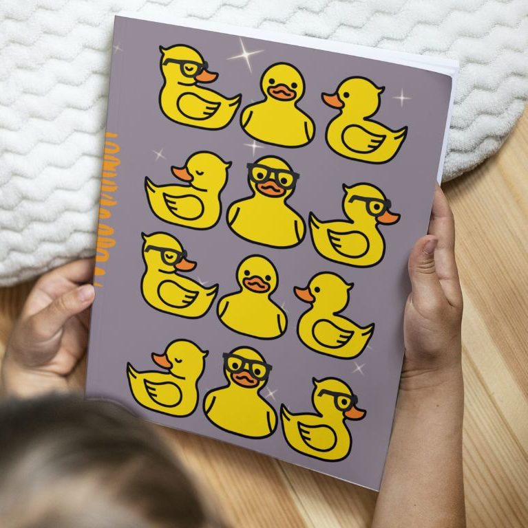 cute ducks notebook