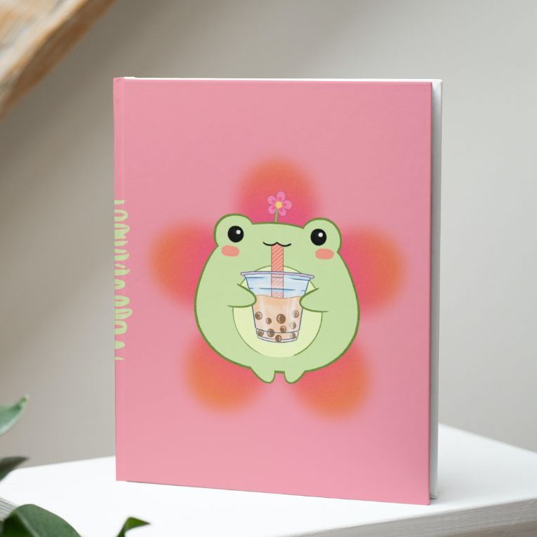 cute frog notebook
